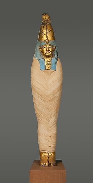 Mask and Foot Cover of "Corn Mummy"