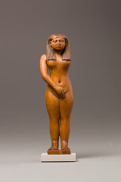 Statuette of a nude woman with moveable arms, one missing