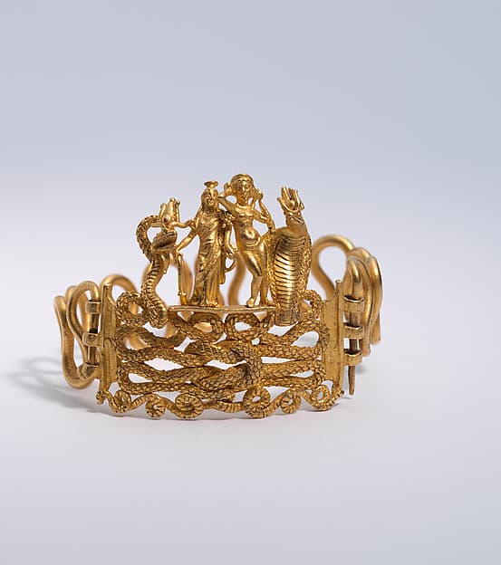 Bracelet with Agathodaimon, Isis-Tyche, Aphrodite, and Thermouthis