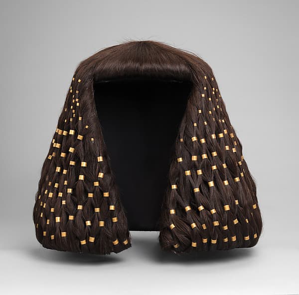 Wig rings of Sithathoryunet, on a modern wig