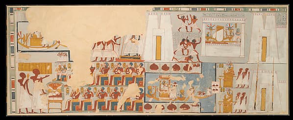 Festival Scene, Tomb of Amenmose, by Charles K. Wilkinson