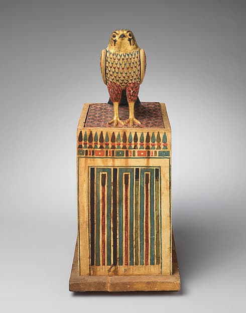 Falcon Box with Wrapped Contents