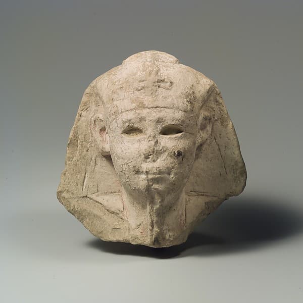 Head of a king as Khepri, possibly Ptolemy VI Philometor