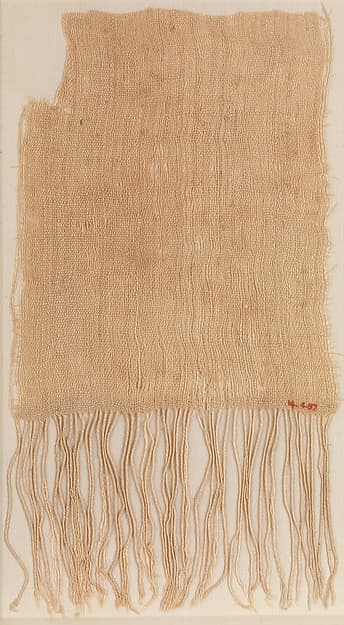 Sample of Fringed Cloth