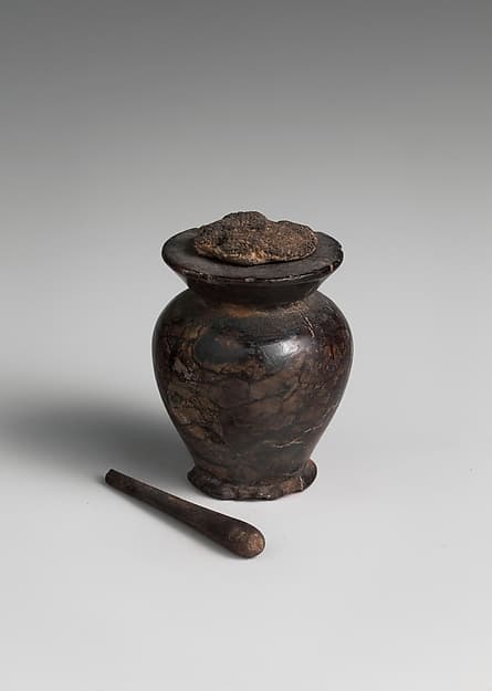 Kohl Jar with a Cloth Stopper