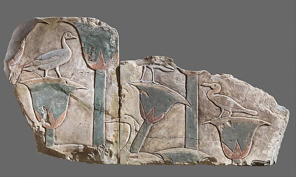 Relief with Birds in the Papyrus Thicket