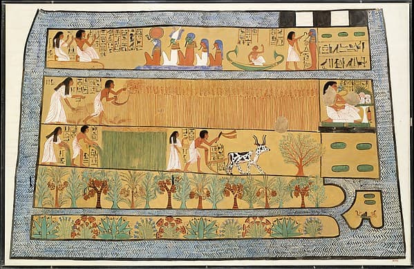 Sennedjem and Iineferti in the Fields of Iaru, by Charles K. Wilkinson