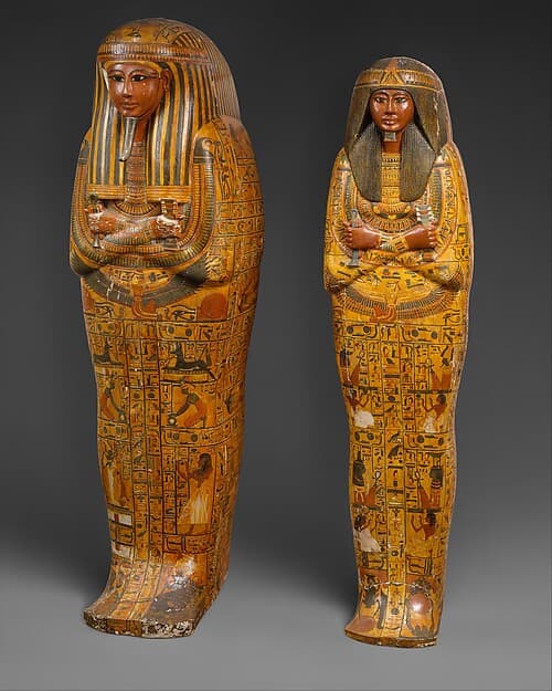Khonsu's anthropoid coffins