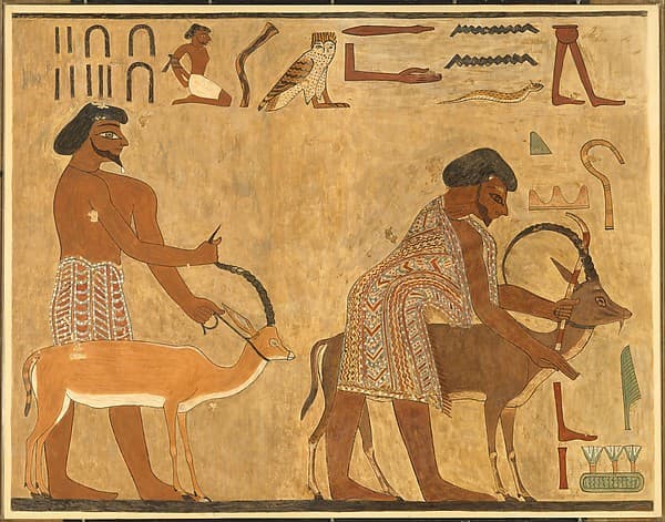 Leaders of the Aamu of Shu, by Norman de Garis Davies