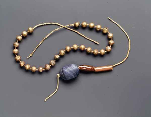 Necklace of Gold Ball Beads