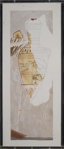Jar and Stand, Tomb of Nakht, by Charles K. Wilkinson