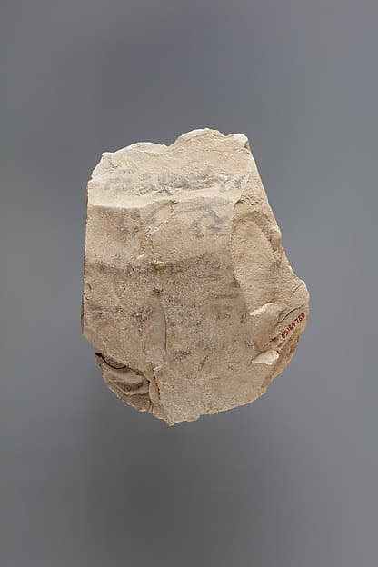 Hieratic ostracon
