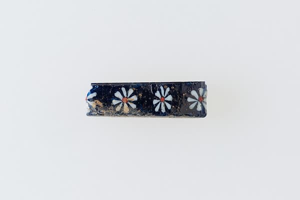Inlay fragment with row of rosettes