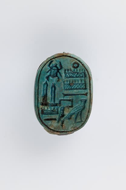 Scarab Commemorating Two Obelisks of Thutmose III