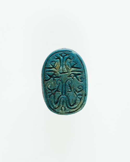 Scarab Inscribed with Hieroglyphs