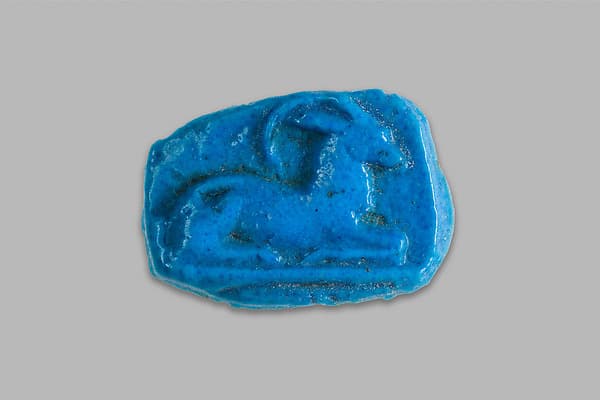 Plaque Bearing the Image of an Ibex