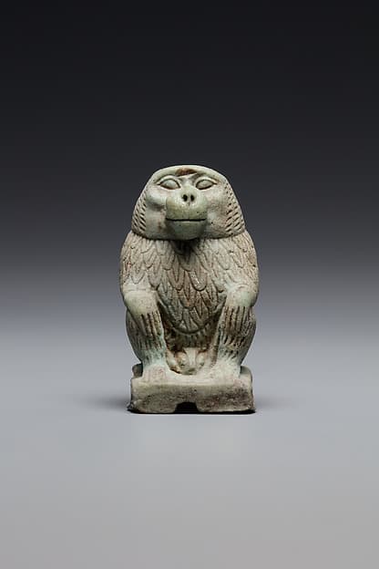 Amulet: Squatting Baboon