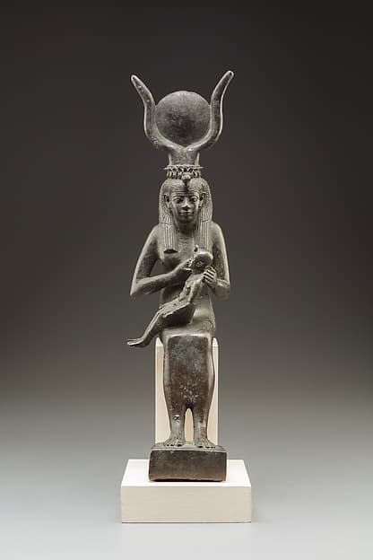 Figure of Isis nursing Horus
