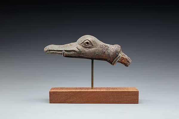 Duck's head with tenon attachment