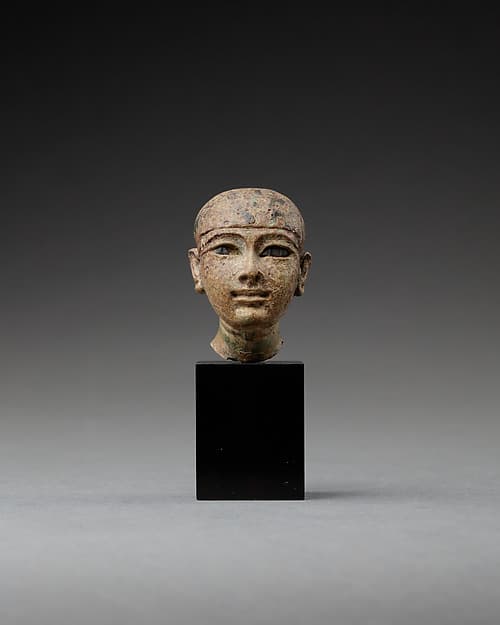 Head of a Statuette of Ptah