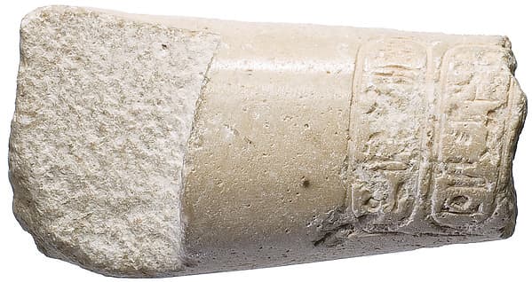 Right forearm with Aten cartouches