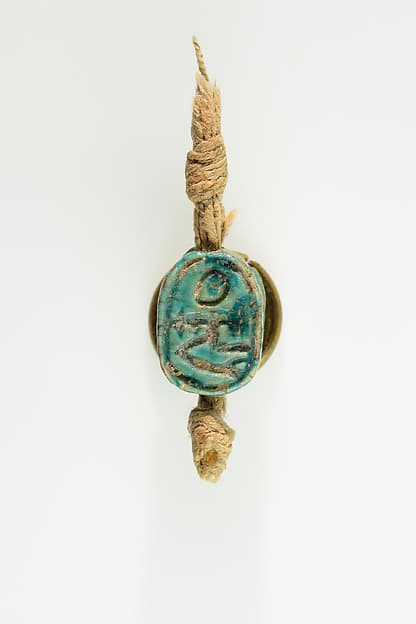 Seal in the shape of a hedgehog on original string