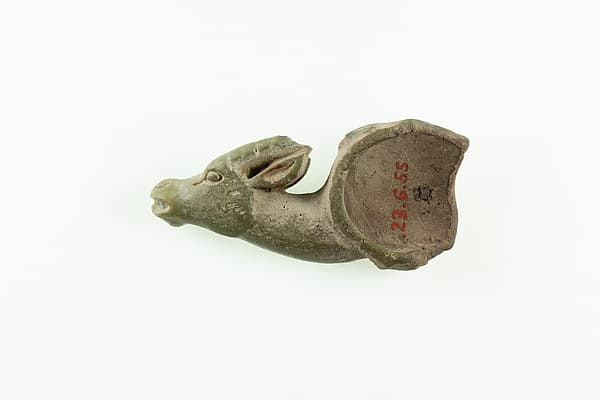 Dish fragment, gazelle