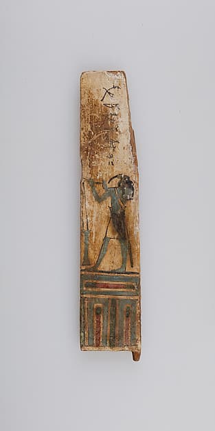 Shrine fragment with a figure of Thoth