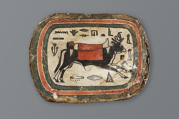 Footboard from the cartonnage case of Heresenes