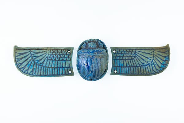 Winged scarab