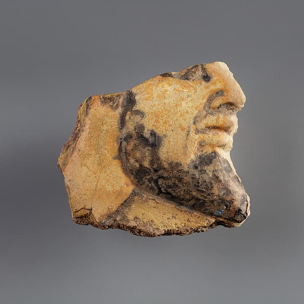 Tile with a head of a Mesopotamian captive from the palace of Ramesses II