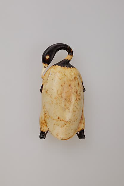 Cosmetic Dish in the Shape of a Trussed Duck