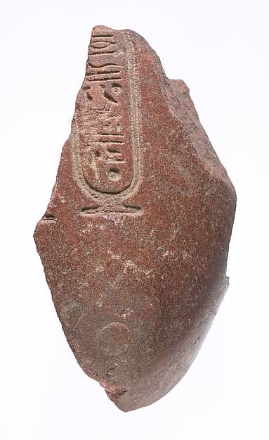 Left male breast with Aten cartouches