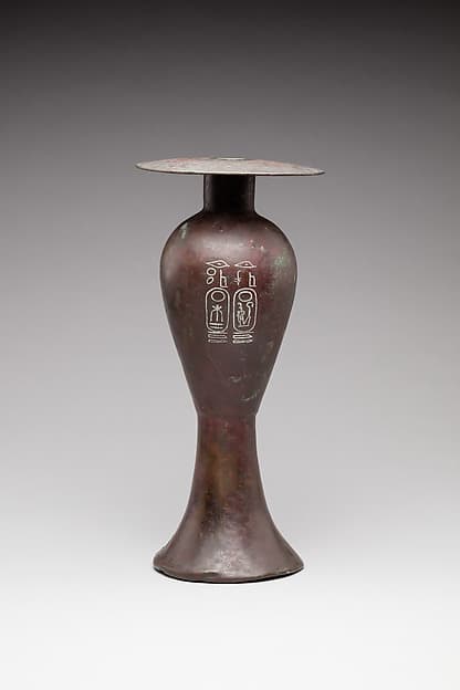Hes Vase with the name of Ramesses IV