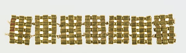 Unattached Spacers from a Bracelet or Anklet of Sithathoryunet