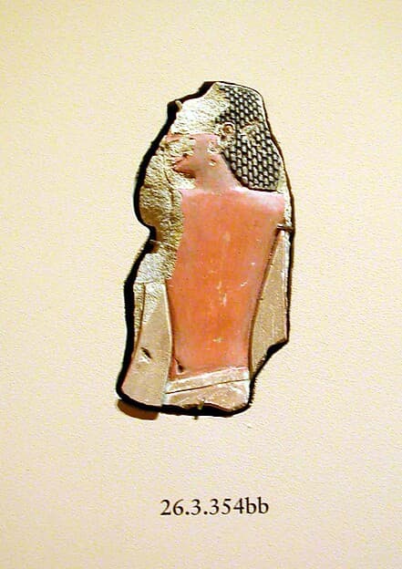 Upper part of a male figure