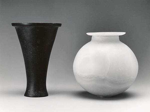 Globular necked jar