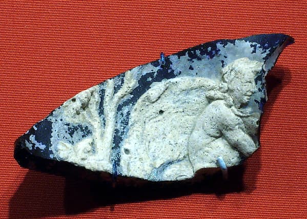Cameo fragment with a satyr
