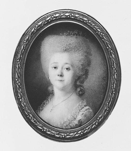 Portrait of a Woman, Said to Be Princess Apraxine, by Continental Painter