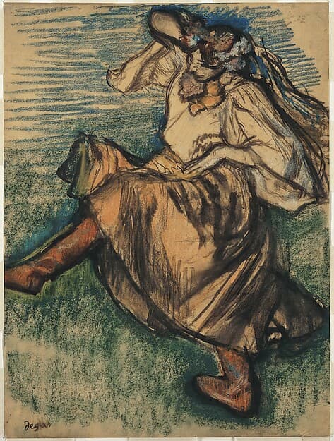 Dancer in Ukrainian Dress, by Edgar Degas
