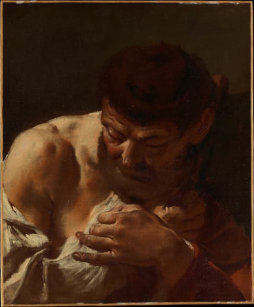 Bust of a Man (Saint Matthias?), by Giovanni Battista Piazzetta