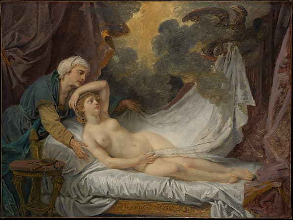 Aegina Visited by Jupiter, by Jean-Baptiste Greuze