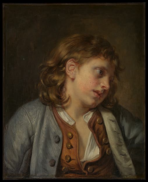 Head of a Young Boy, by Jean-Baptiste Greuze