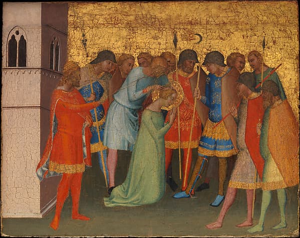 Saint Reparata Being Prepared for Execution, by Bernardo Daddi