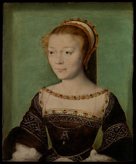 Anne de Pisseleu (1508–1576), Duchesse d'Étampes, by Corneille de Lyon