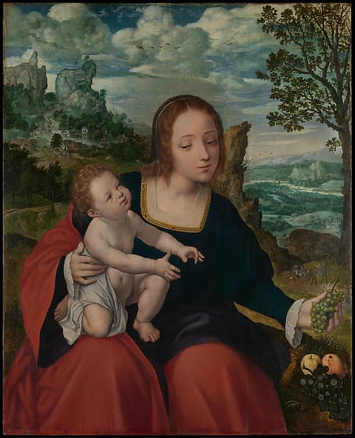 The Rest on the Flight into Egypt, by Jan Massys