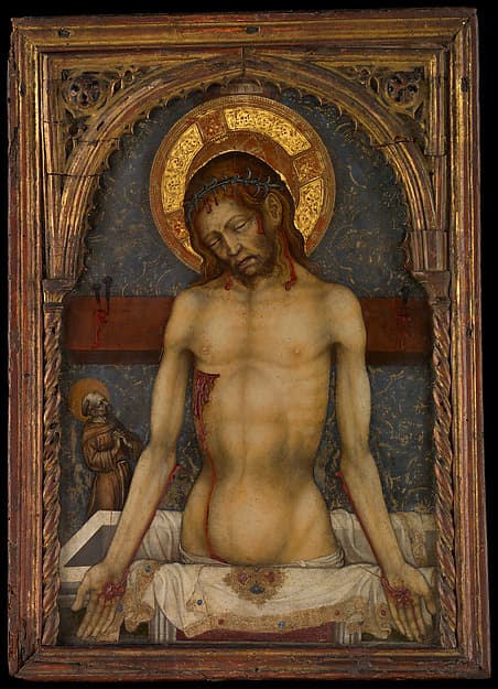 The Man of Sorrows, by Michele Giambono (Michele Giovanni Bono)