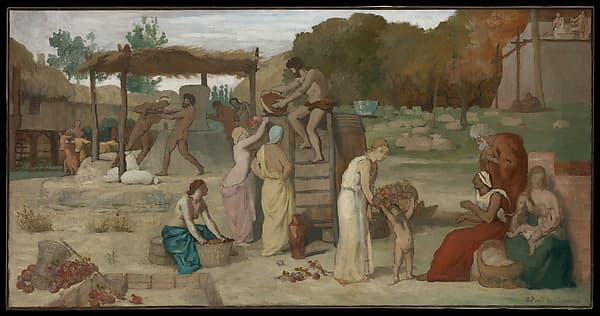 Cider, by Pierre Puvis de Chavannes