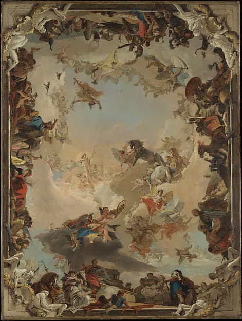 Allegory of the Planets and Continents, by Giovanni Battista Tiepolo