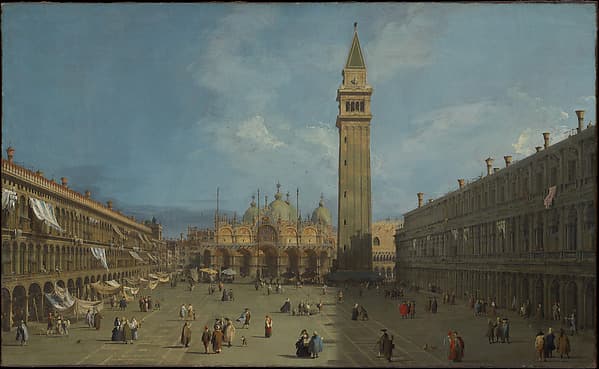Piazza San Marco, by Canaletto (Giovanni Antonio Canal)